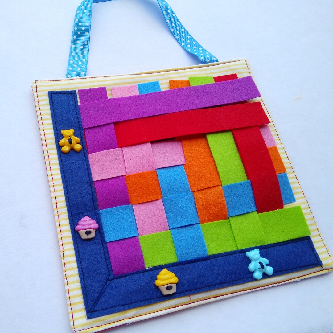 Weaving Quiet Tablet. Weaving Quiet Book Page. Etsy