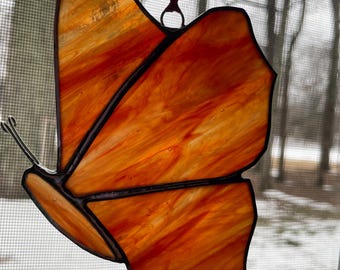 Handmade Butterfly Stained Glass Suncatcher