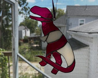 One of a kind T-Rex Dinosaur Suncatcher