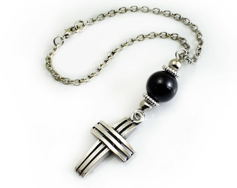 Cross Rear view mirror car charm, Hanger, Ornament, Dangler, Decoration, Car accessories Hanging Gift