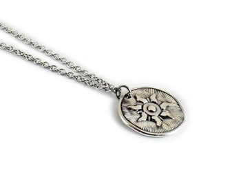 Sun necklace, Summer Beach pendant charm Jewelry, Unisex Gift Accessories