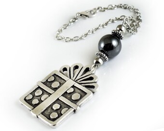 Car Rear view mirror charm hanging, Car auto hanger Ornament Dangler, Gift Box, Choose bead and Length, New Car gift