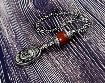 Buddha Car rear view mirror charm hanging, Ornament Dangler Gift