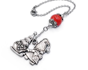 Santa Claus Car Rearview Mirror Charm, Hanger, Christmas Ornament Gift