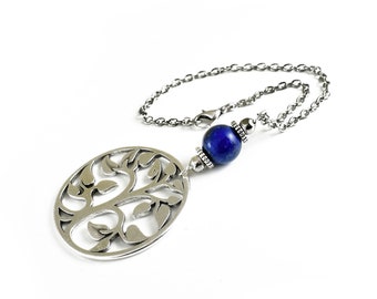 Tree of life car mirror charm, hanger, ornament, accessories, rearview jewelry, choose stone