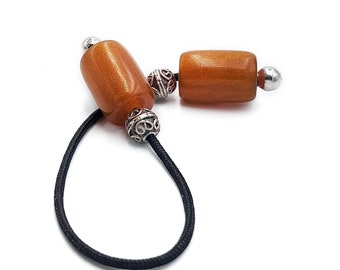 Begleri, Worry Beads with Brown Acrylic Barrel Beads