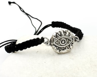 Evil eye bracelet, Macrame Bracelet, Greek Mati, Nazar bracelet, Evil Eye Jewelry, Men Bracelet Jewelry