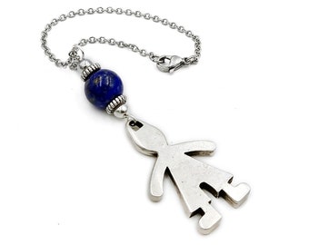 Boy Car Charm Hanging, Rearview mirror accessories, Vehicle hanger ornament dangler Gift