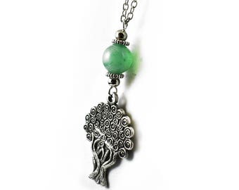 Car mirror charm hanging, Ornament, Dangler, Hanger, Metal tree of life, Wishing tree, Rearview Mirror Car Jewelry, Choose bead