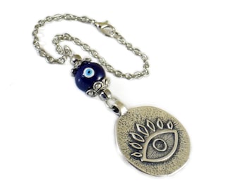 Car Rear view Mirror Charm, Car Ornament Dangler, Car Decor, Evil Eye Car Charm, New Car Gift