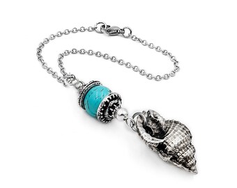 Shell Car Charm, Rearview mirror hanger ornament dangler, Sea World Decor Accessories Traveler Gift