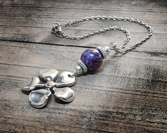Car rear view mirror charm hanging,  Flower Daisy Charm, Car auto hanger Ornament Dangler