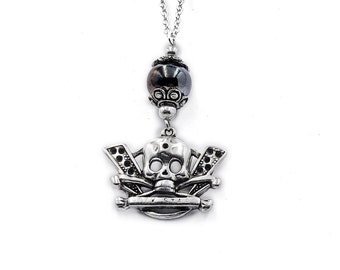 Skull Car Mirror Charm Hanging Accessories Gift
