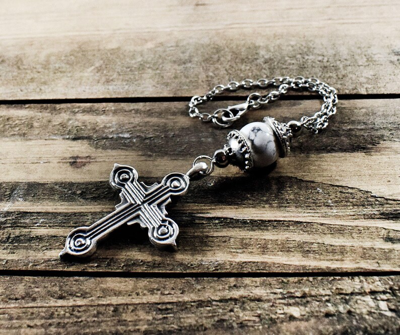 Cross car rearview mirror charm Car Hanger Ornament Etsy