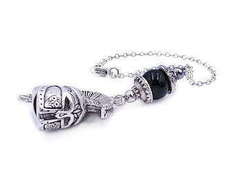 Warrior Helmet Car Mirror Charm