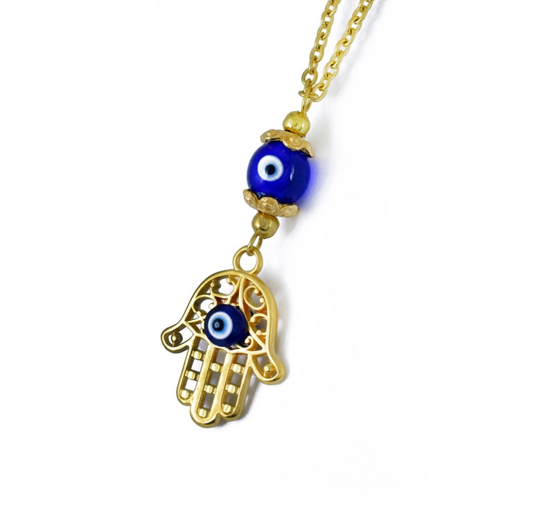 Rearview Car Mirror Charm Hamsa Hand Hanging Car Dangler Etsy