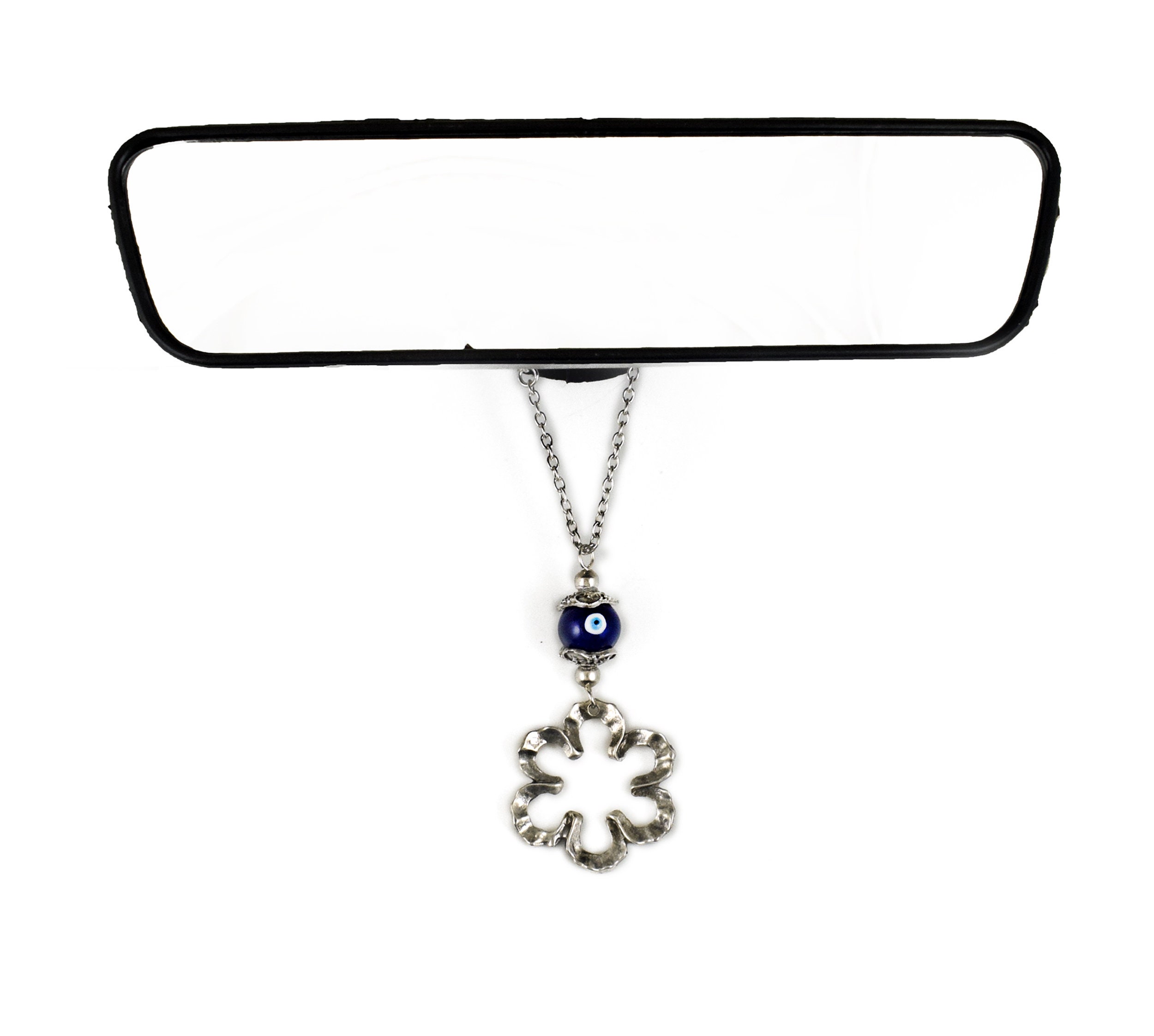 Car Mirror Charm Car Rear View Mirror Accessories Silver Etsy Ireland