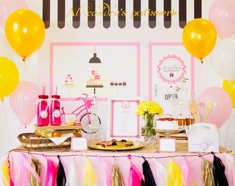 French Cafe Birthday Etsy