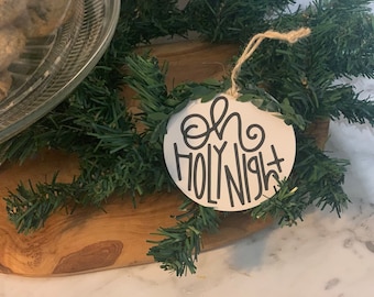Oh Holy Night Ornament Etsy