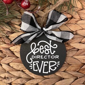 Best Director Ever Ornament, 2024 Ornament, Christmas Ornament, Christmas Gift