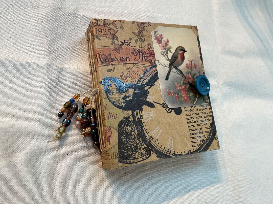 Sparrow Journal bird Journal junk Journal diary bird butterfly art