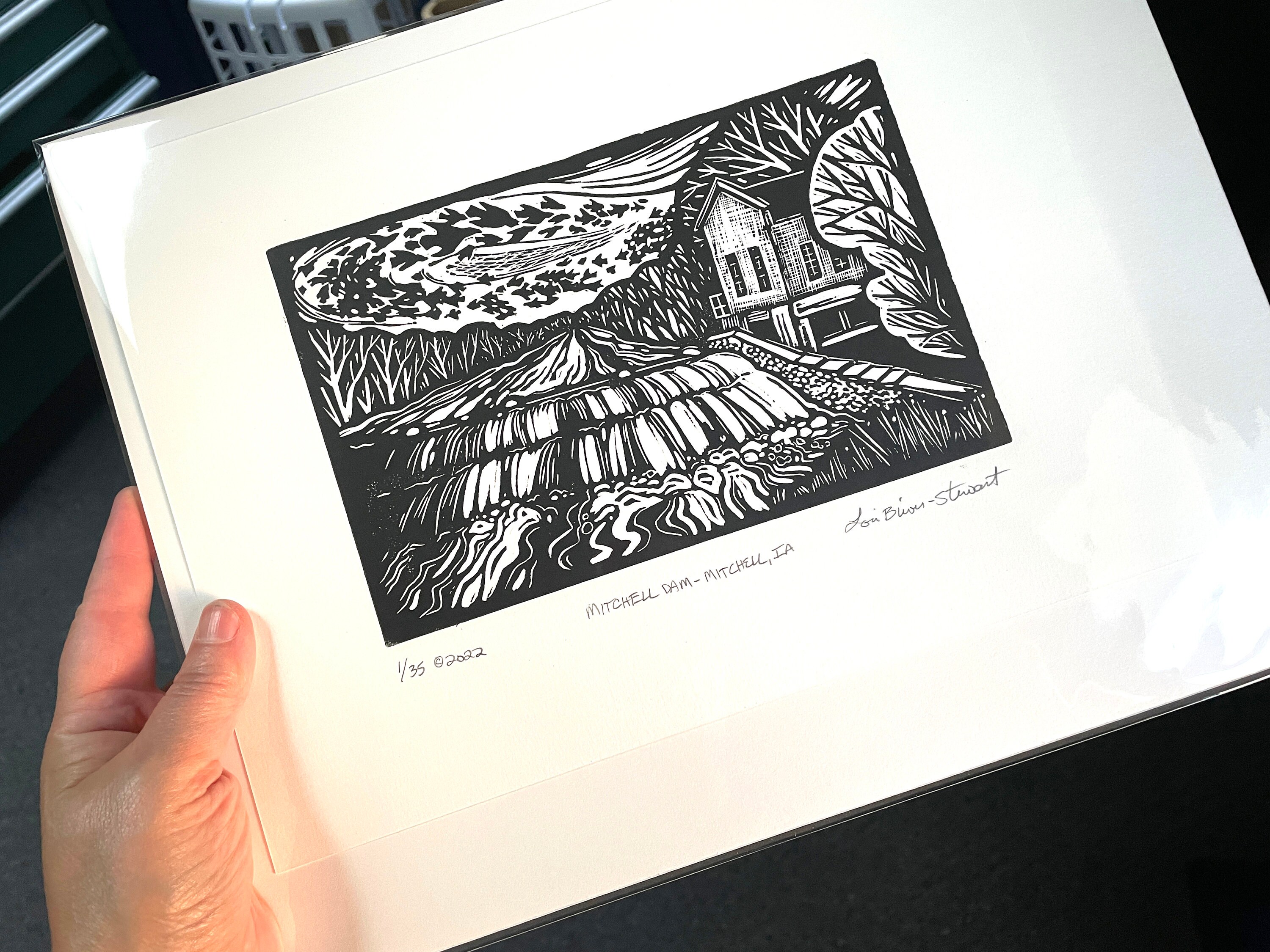 Mitchell Dam Osage Architecture Iowa Mitchell County Etsy