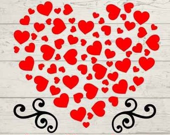 Valentine's Day file, digital file, cut file, files for Cricut, Valentine design digital file, heart svg, heart cut file, Valentine