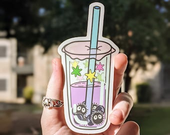 Soot Sprite Boba Sticker