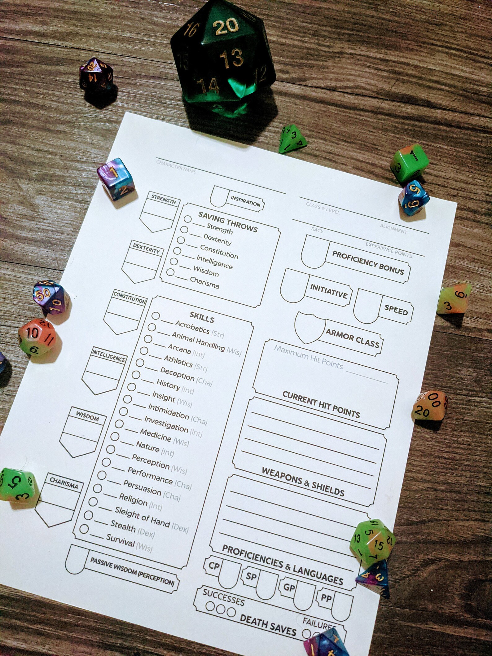 Dnd 5e Character Binder Printable Sheets // Campaign Journal Etsy UK