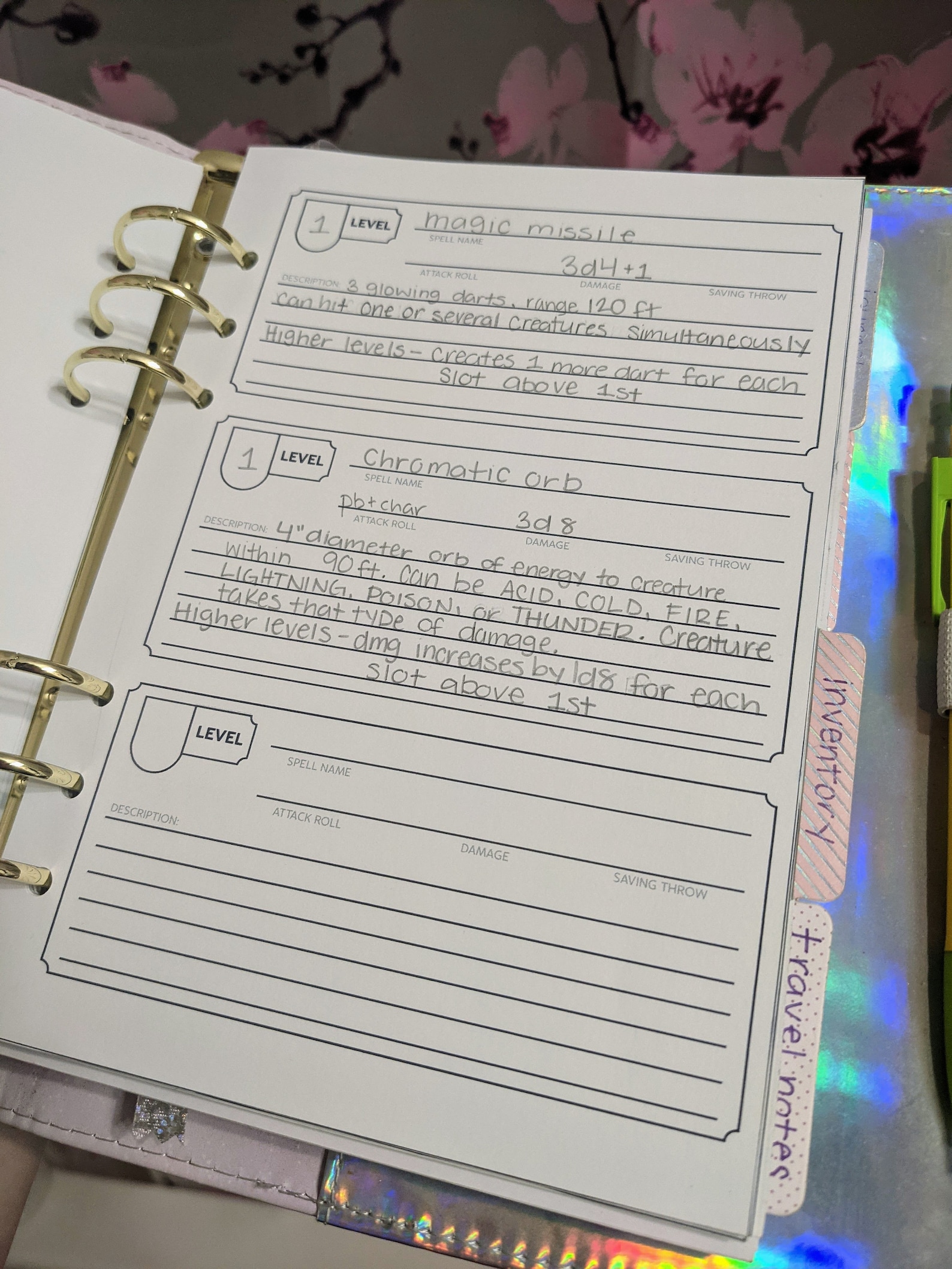 Dnd 5e Character Binder Printable Sheets // Campaign Journal Etsy UK