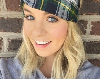 The Boyfriend Flannel Turban Twist Headband
