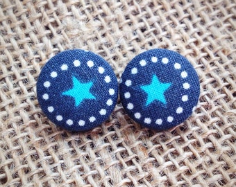 Button Earrings / CLEARANCE!  All-Star Button Earring