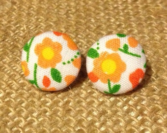 Button Earrings / CLEARANCE!  Shirley Button Earring