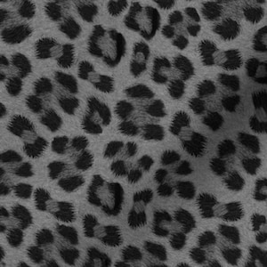 The Gray LEOPARD print Fabric of your WILDEST DREAMS! Cheetah,Safari,Jungle,Wildlife,African,Animal Prints,home dec,fashion,clothing
