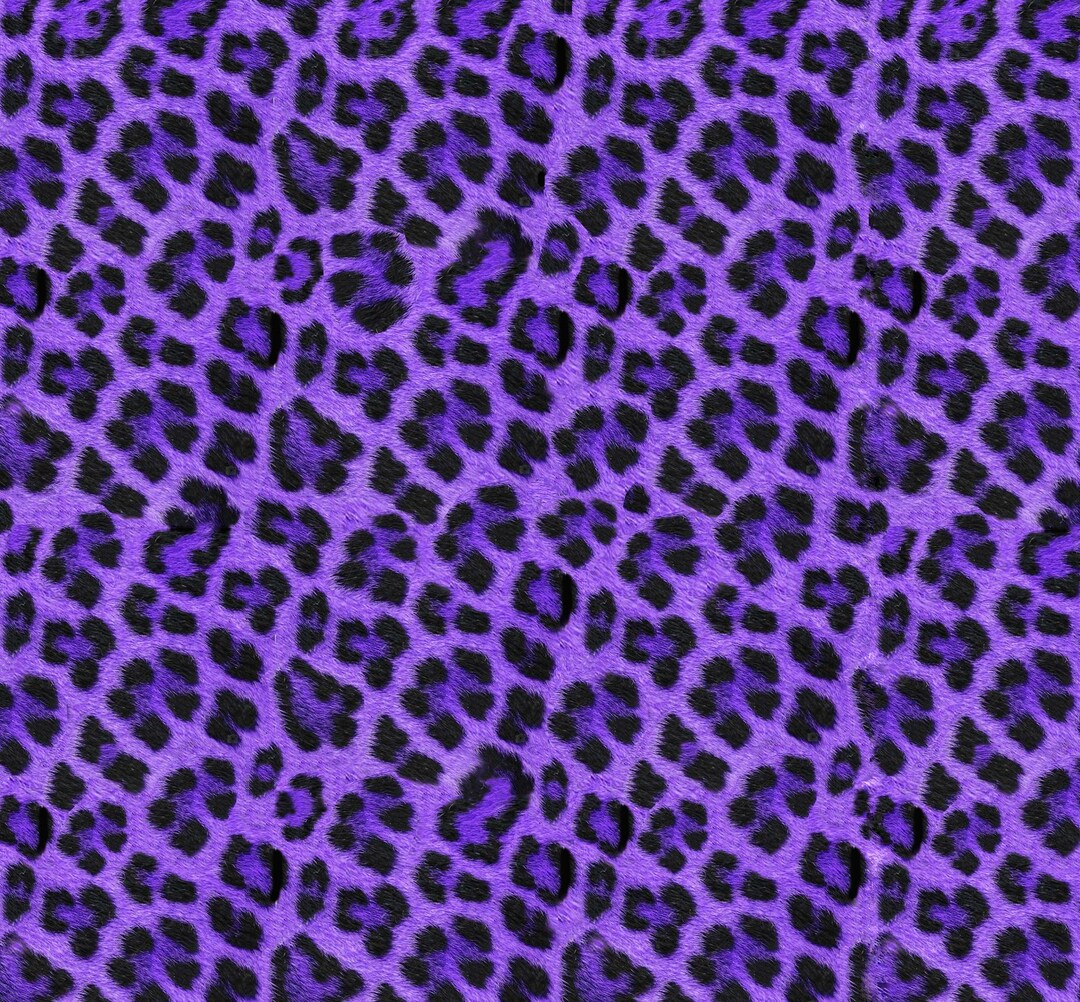 PURPLE Leopard Print Fabric Drucke auf einer Vielzahl von Stoffen Kostenloser Versand