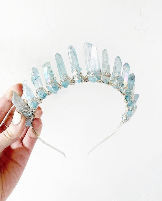 Crystal Wedding Crown / Festival Headband / Crystal Tiara  display picture 1