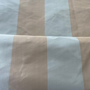 Striped Silk Taffeta Fabric: Green & Blue Tone-on-Tone, 54&quot; Wide