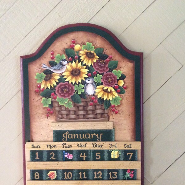 Perpetual Calendar Etsy