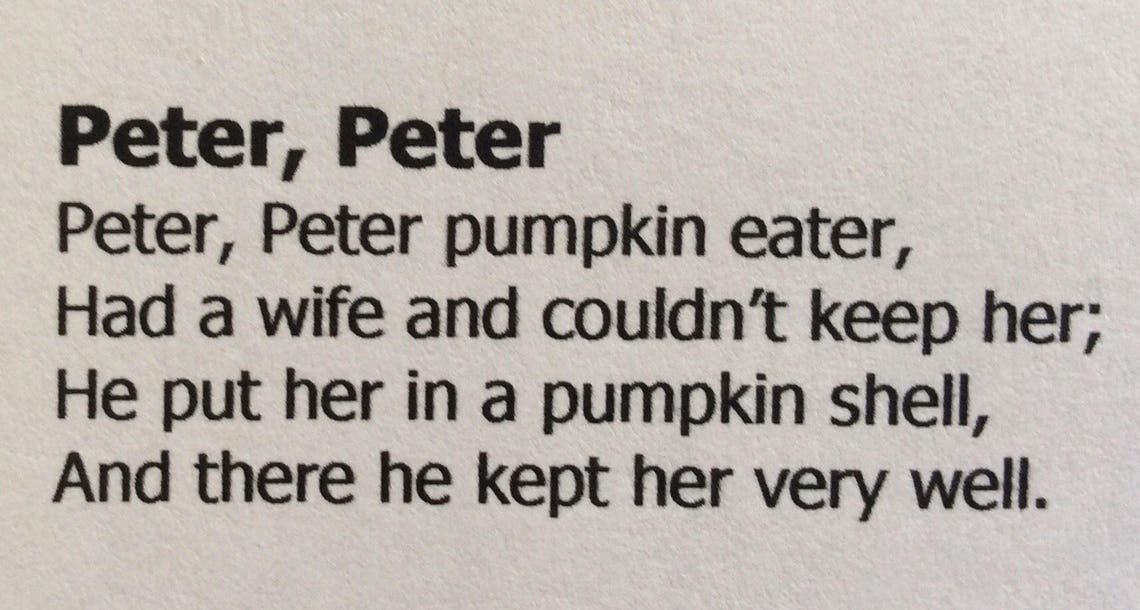 Peter Peter Pumpkin Eater a Print 12x12 - Etsy
