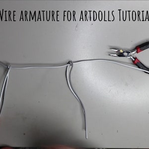 アートドール用のワイヤーアーマチュアの作り方チュートリアル