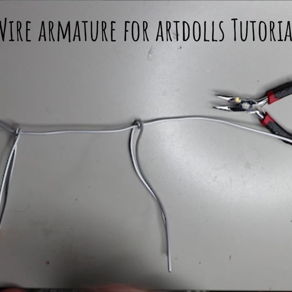 How to make a wire armature for artdolls tutorial