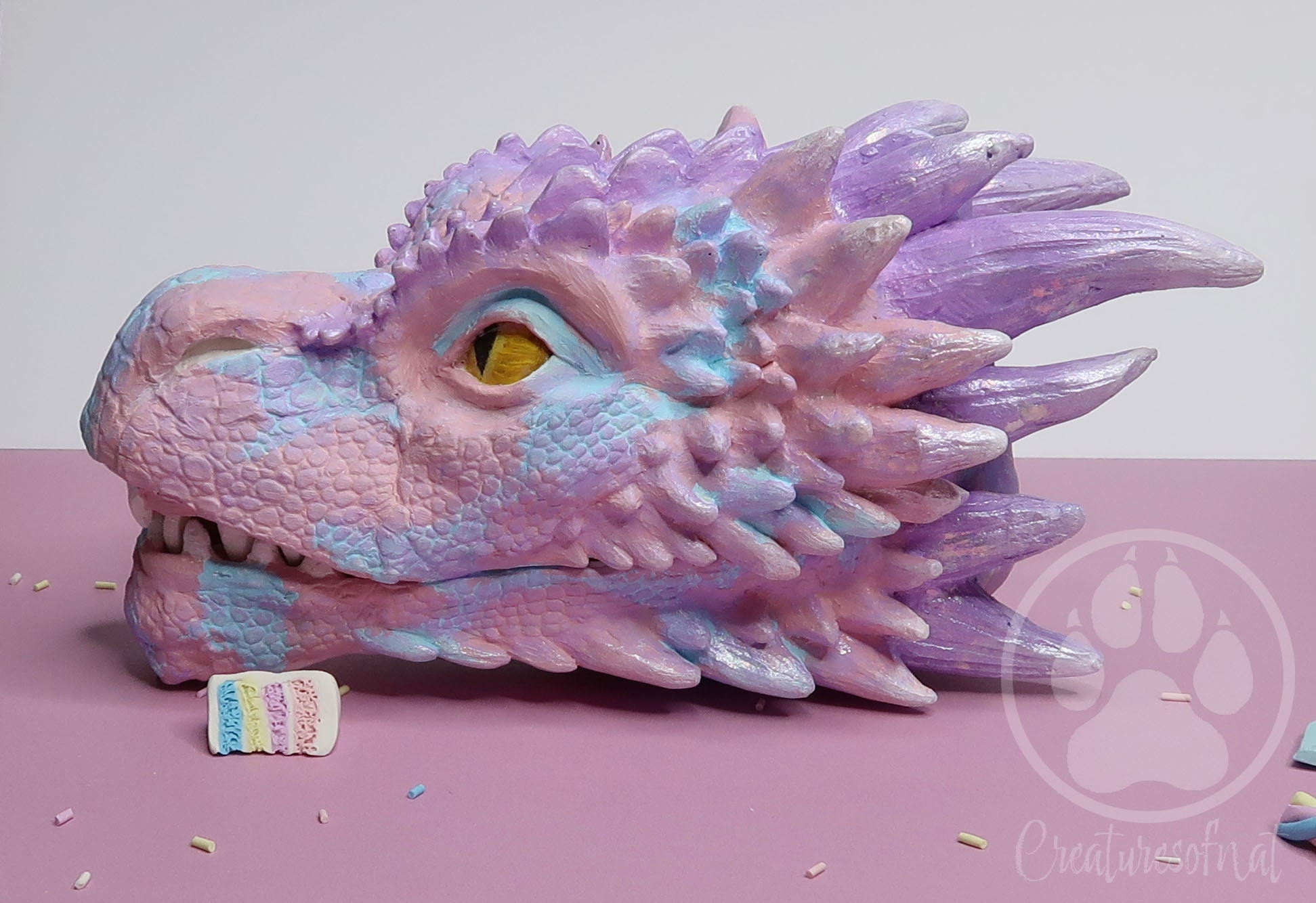 Fairykei Resin Dragon Head Sculptures. Etsy Australia