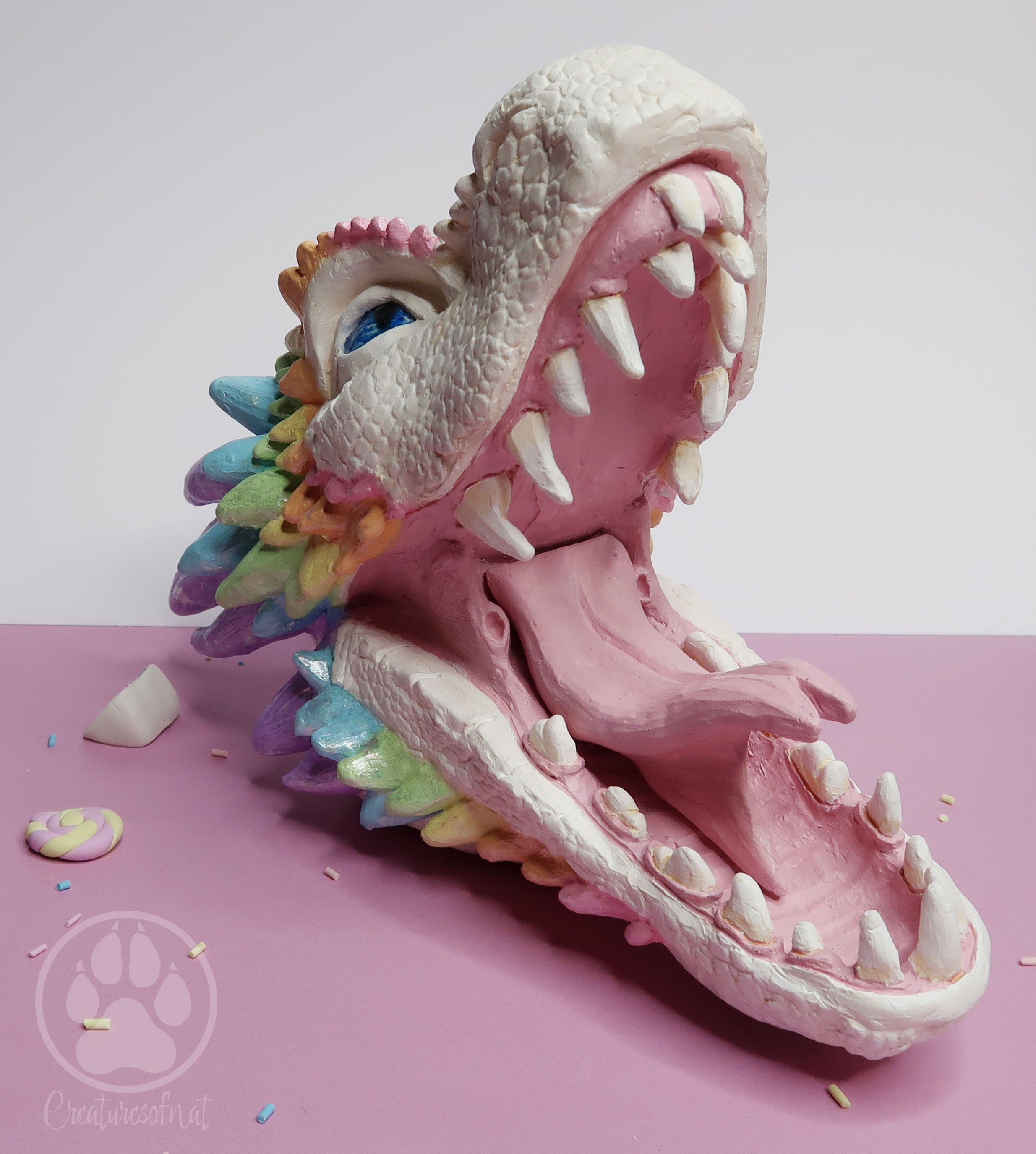 Fairykei Resin Dragon Head Sculptures. Etsy Australia