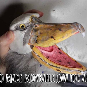 How to make moveable jaw tutorial for artdolls
