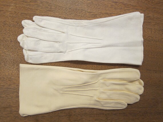 cream leather gloves ladies