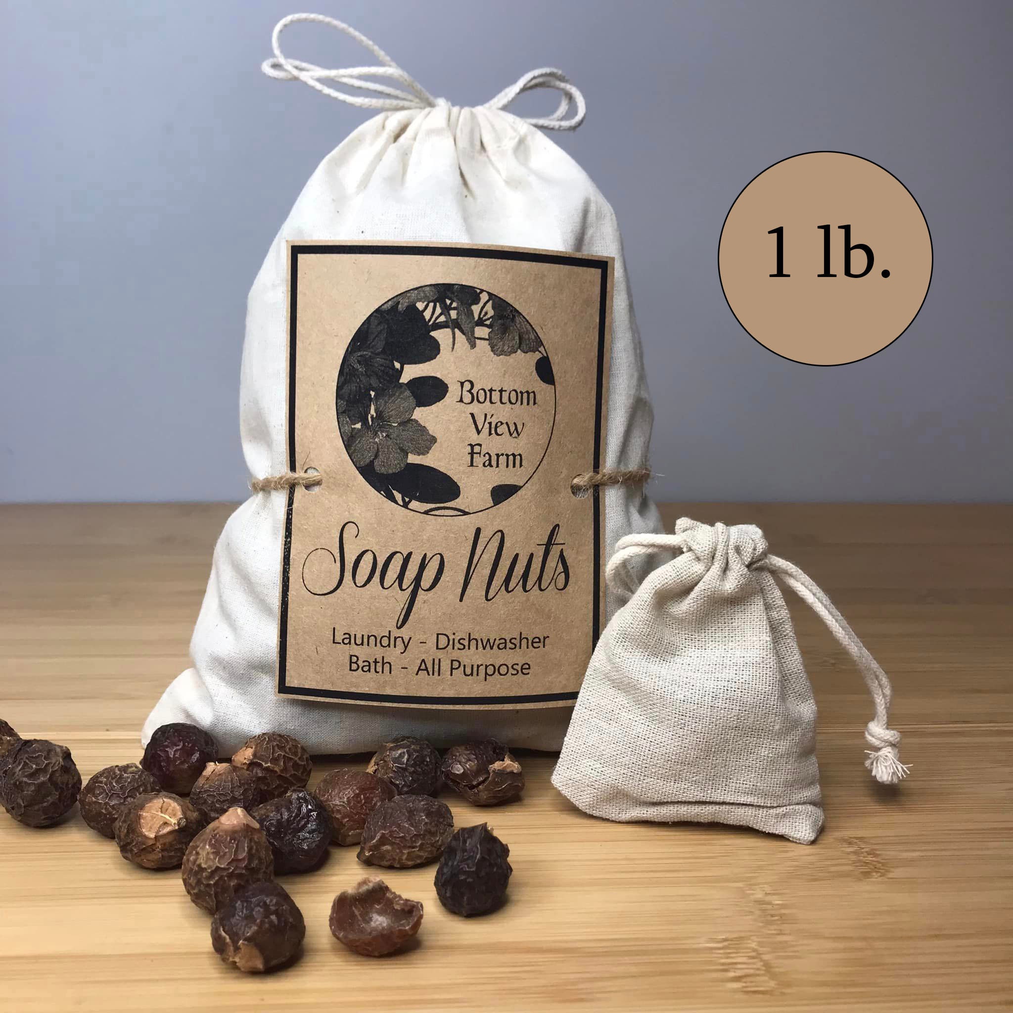 Soap Nuts Natural Organic Laundry Dishwasher Body Baby Wash Shampoo 1lb.