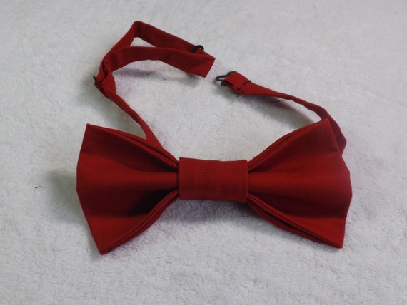 adjustable red bow ties