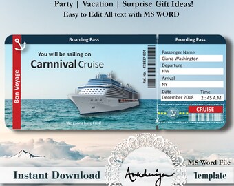 Carnival cruise | Etsy