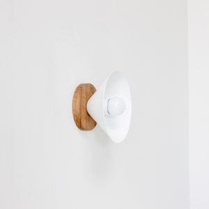 vanity lamp, white sconce, bathroom lighting, wall lamp, plug in sconce