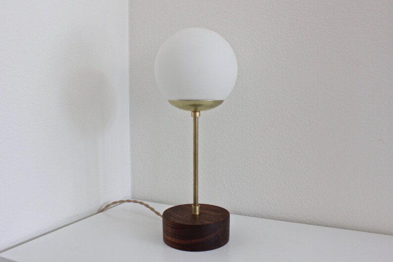 Midcentury Lamp Brass Table Modern Desk Industrial Lighting